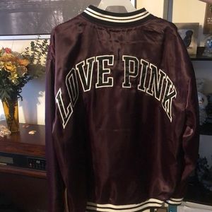 Burgundy pink jacket